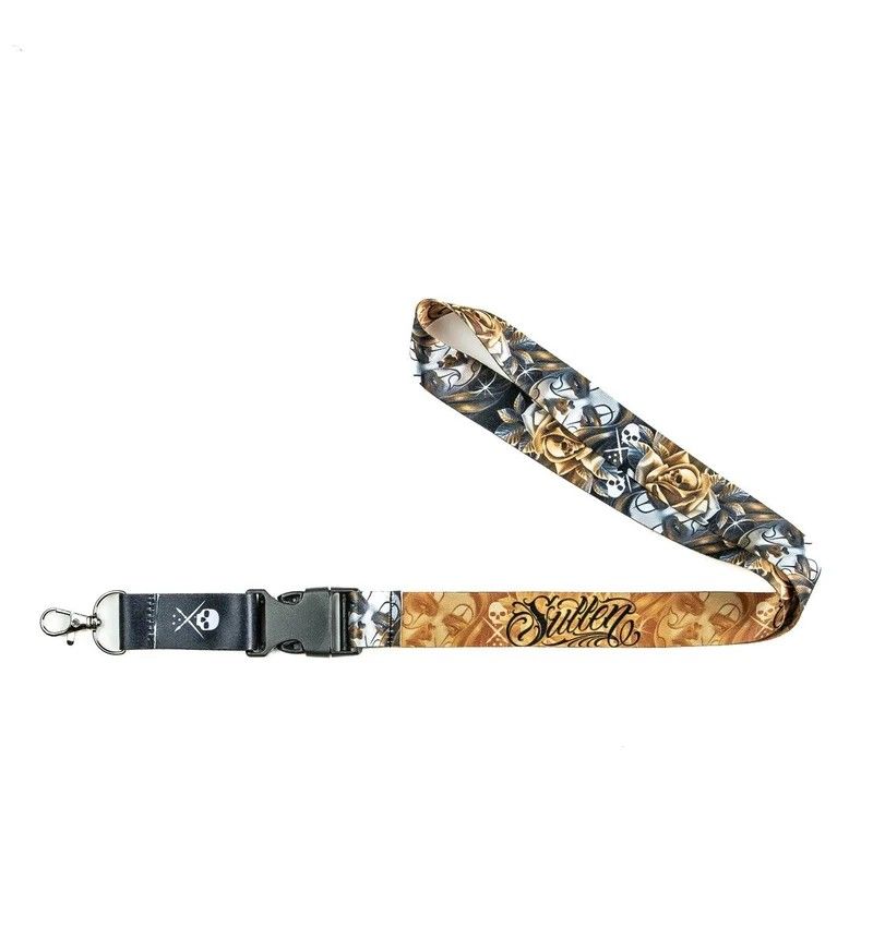 Sullen Golden Gaze Lanyard - Black