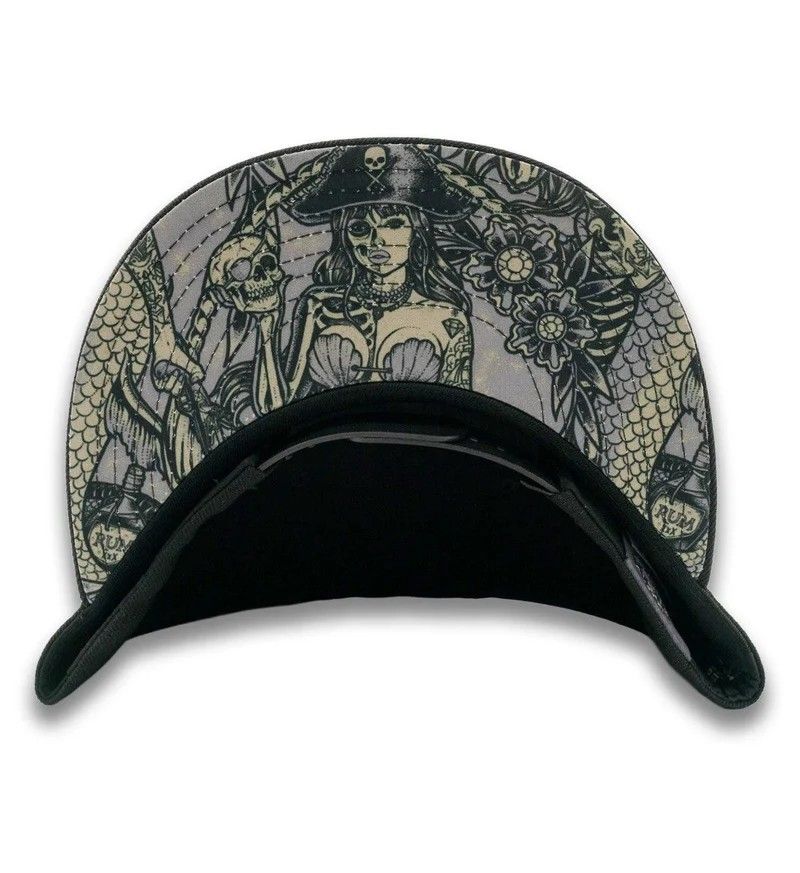 Sullen Sea Spoils Snapback - Black, Size: OS