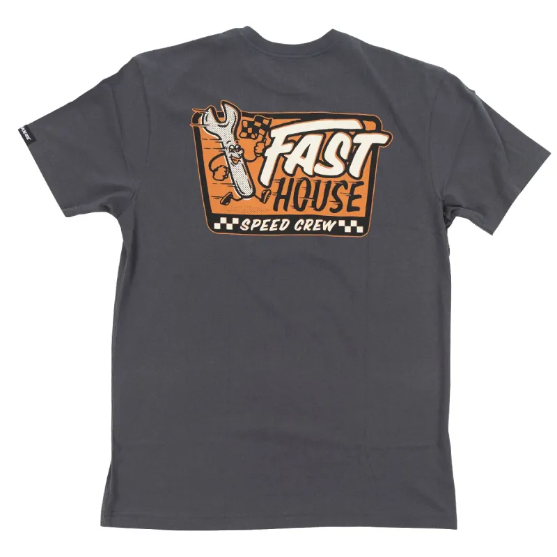 Fasthouse Steadfast S/S Graphite Tee - Black