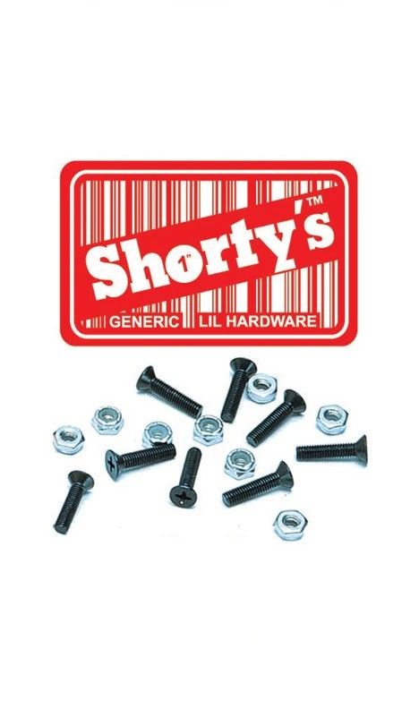 Shortys Generic Hardware 1" Philips Black