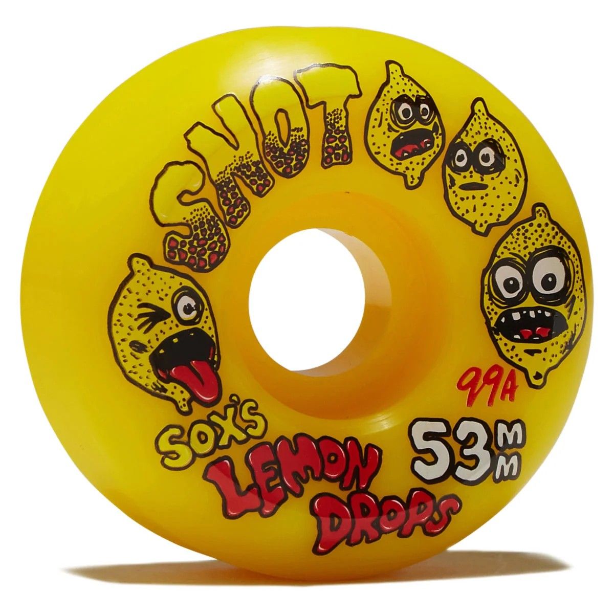 Snot Sox Lemon Drops Conical 53mm 99a - Yellow, Size: 53mm