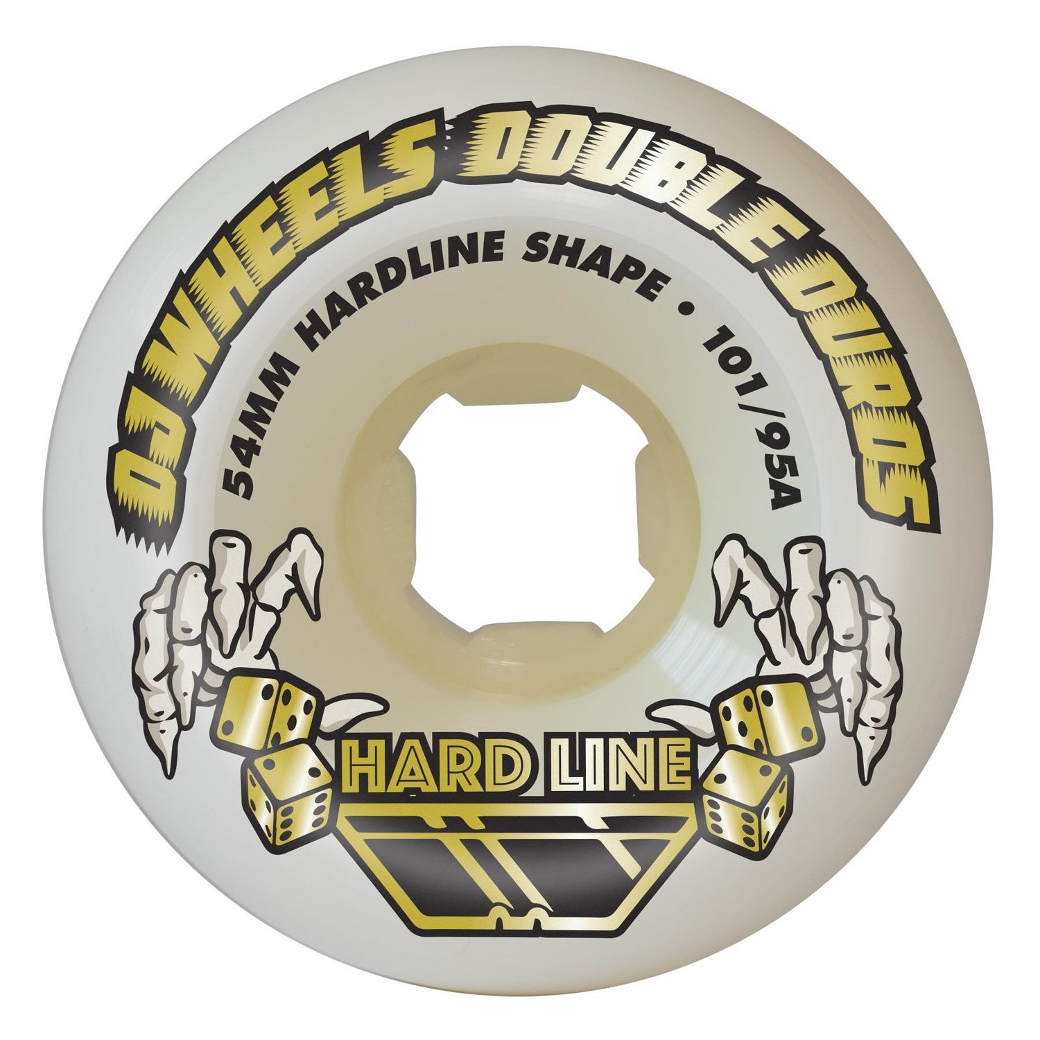 OJ Double Duro Hardline 101a/95a 54mm, Size: 54mm
