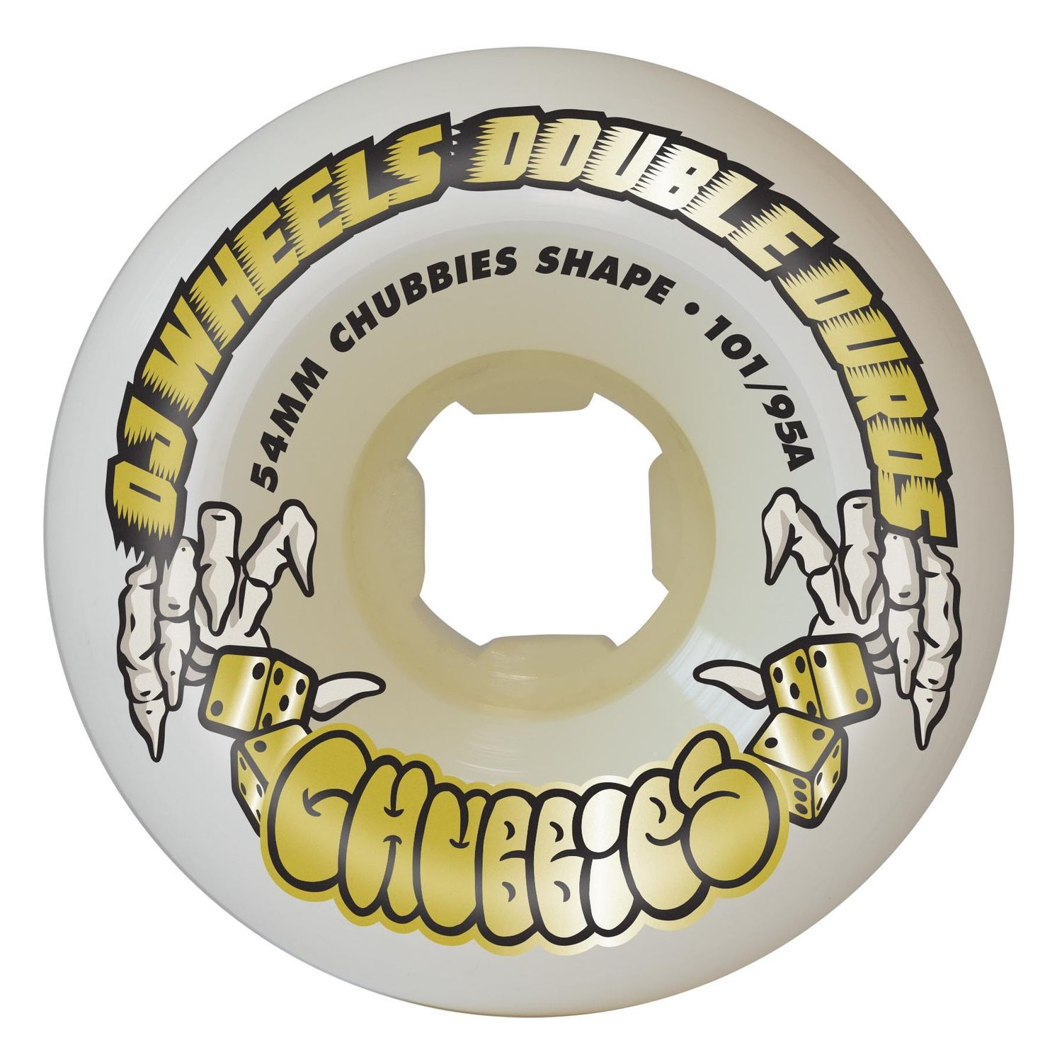 OJ Double Duro Chubbies 101a/95a 54mm, Size: 54mm