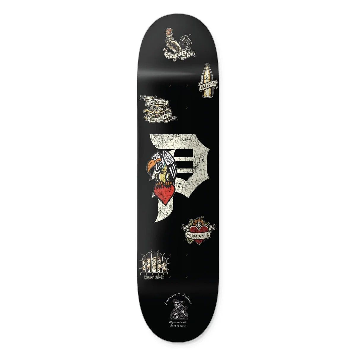 Primitive Sublime Freedom 8.125 Deck, Size: 8.125
