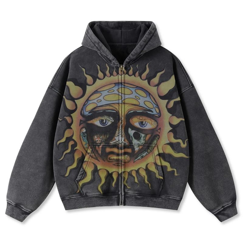Primitive Sublime Rise Zip Hood - Black