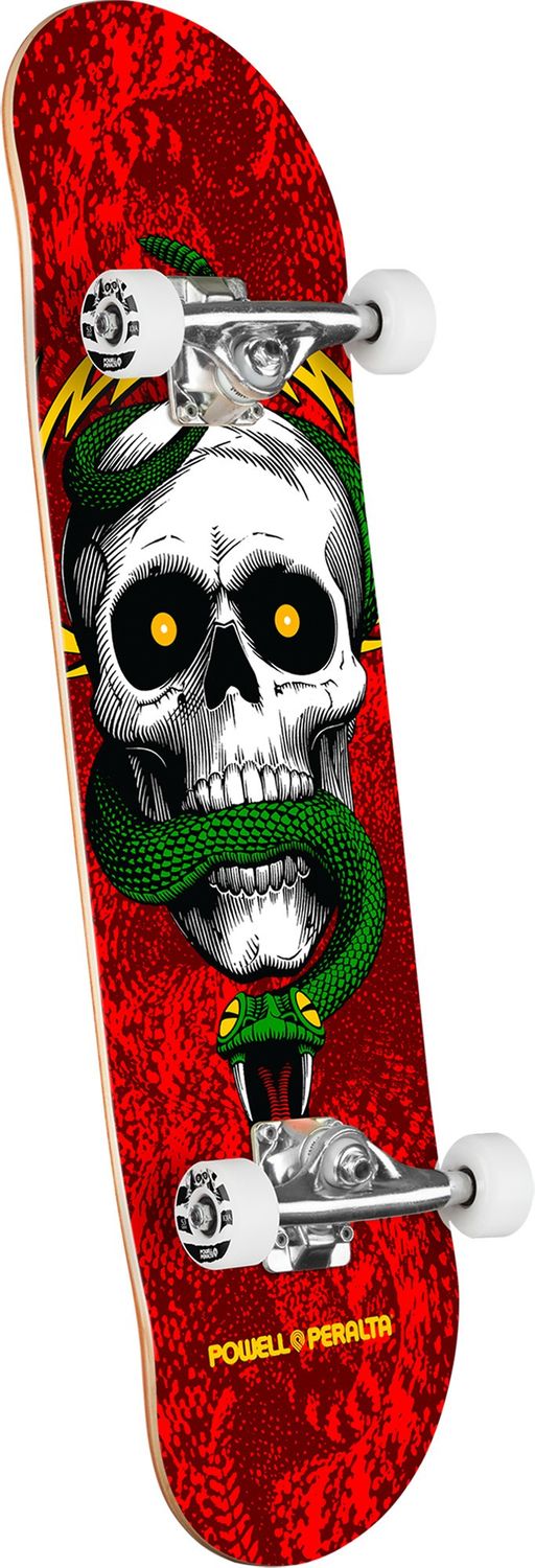 Powell Peralta Skull and Snake Red Complete 7.75, Size: 7.75