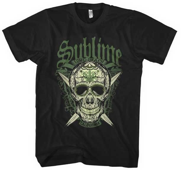 Sublime LBC Skull Black S/S Tee
