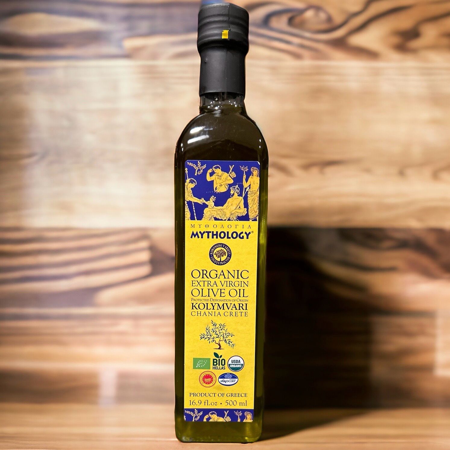 Organic Greek Extra Virgin Olive Oil (750ml)