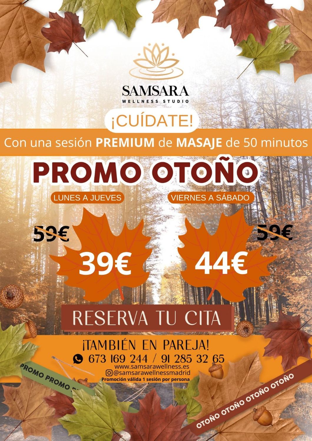 PROMO OTOÑO DESPIERTA TUS SENTIDOS PROMO OTOÑO DESPIERTA TUS SENTIDOS