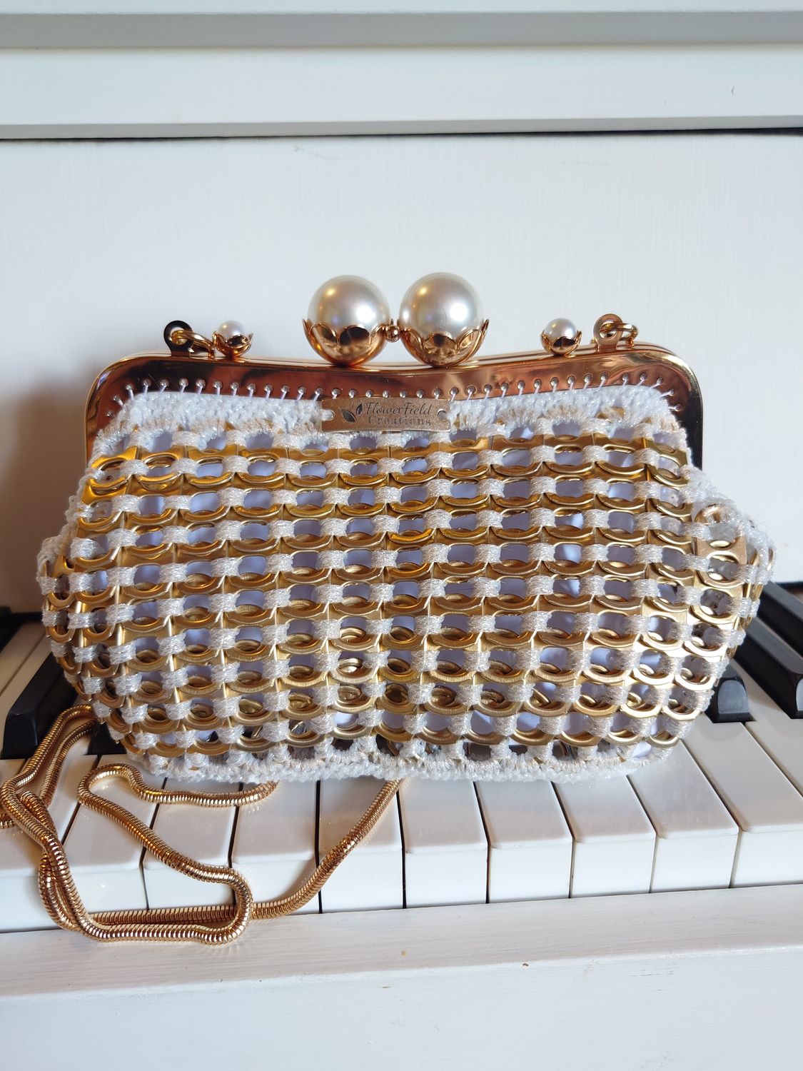Poptab Clutch- Bridal