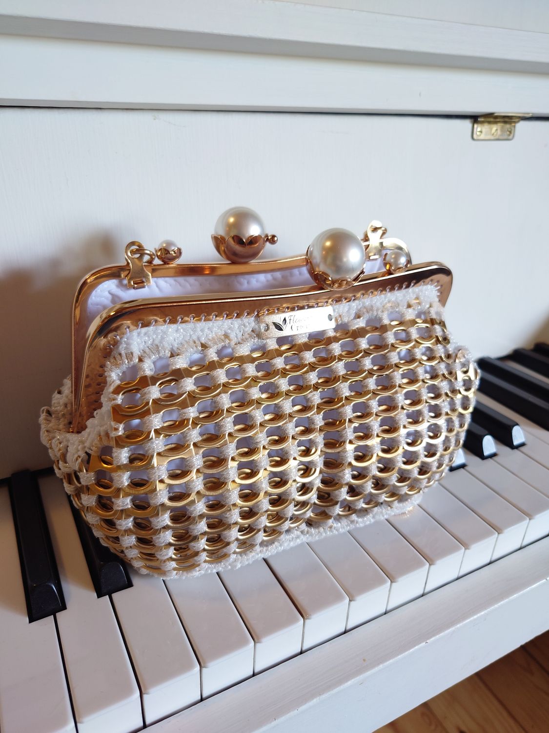Poptab Clutch- Bridal Edition