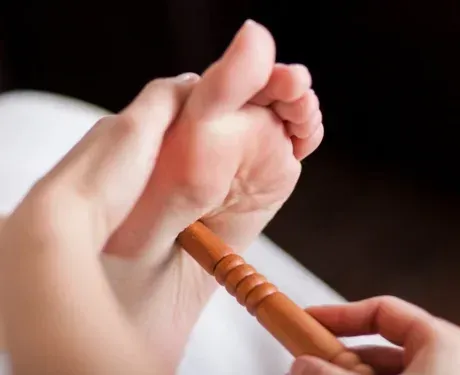 Massage des jambes et des pieds