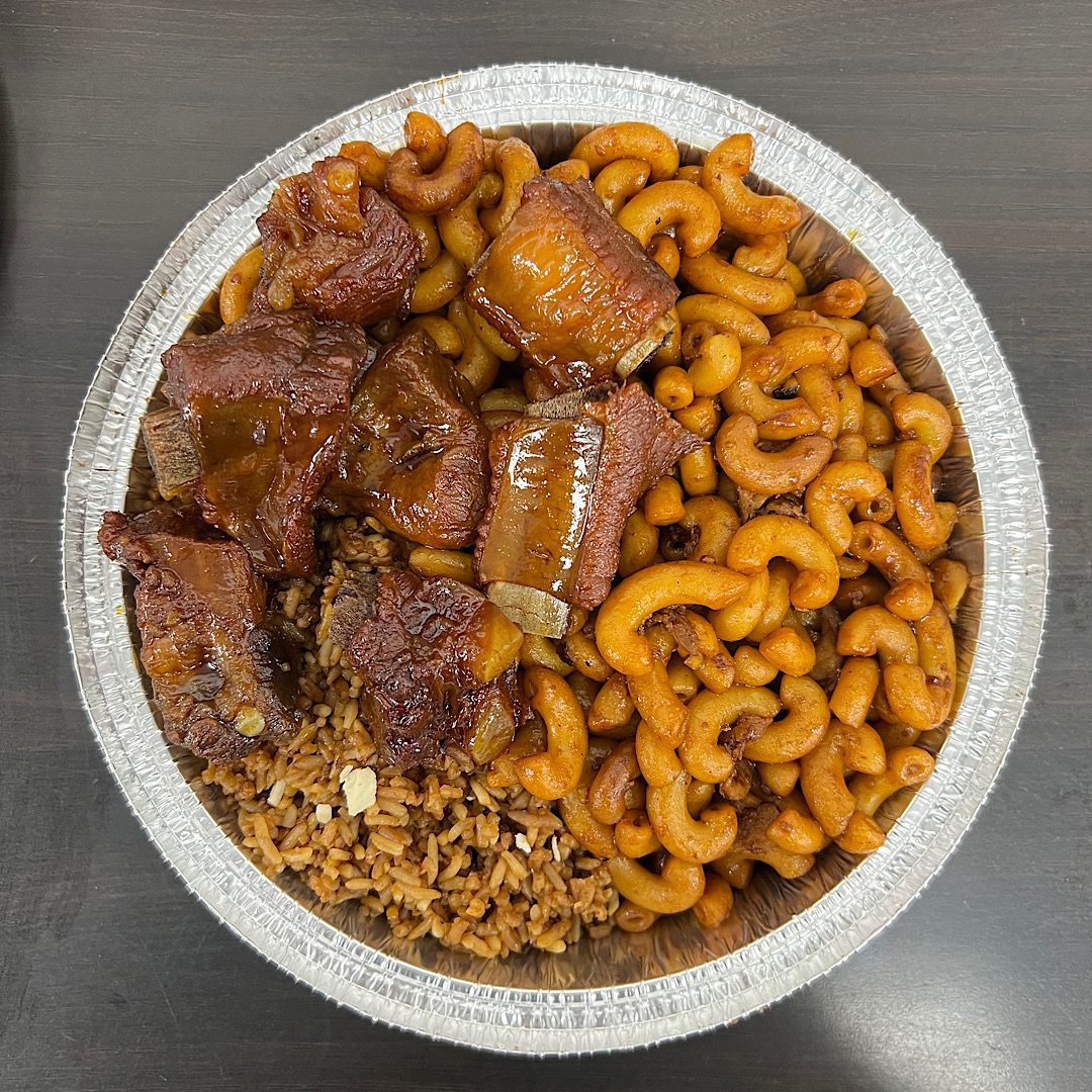 C) RIZ, NOUILLES ET SPARERIBS