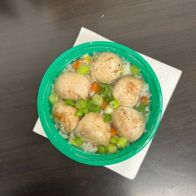 SOUPE - OEUFS ET CHAMPIGNONS