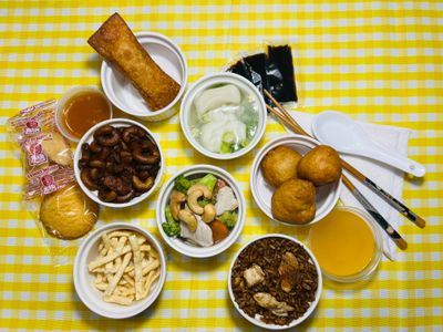 REPAS SPÉCIAL WOK POUR 3 PERSONNES