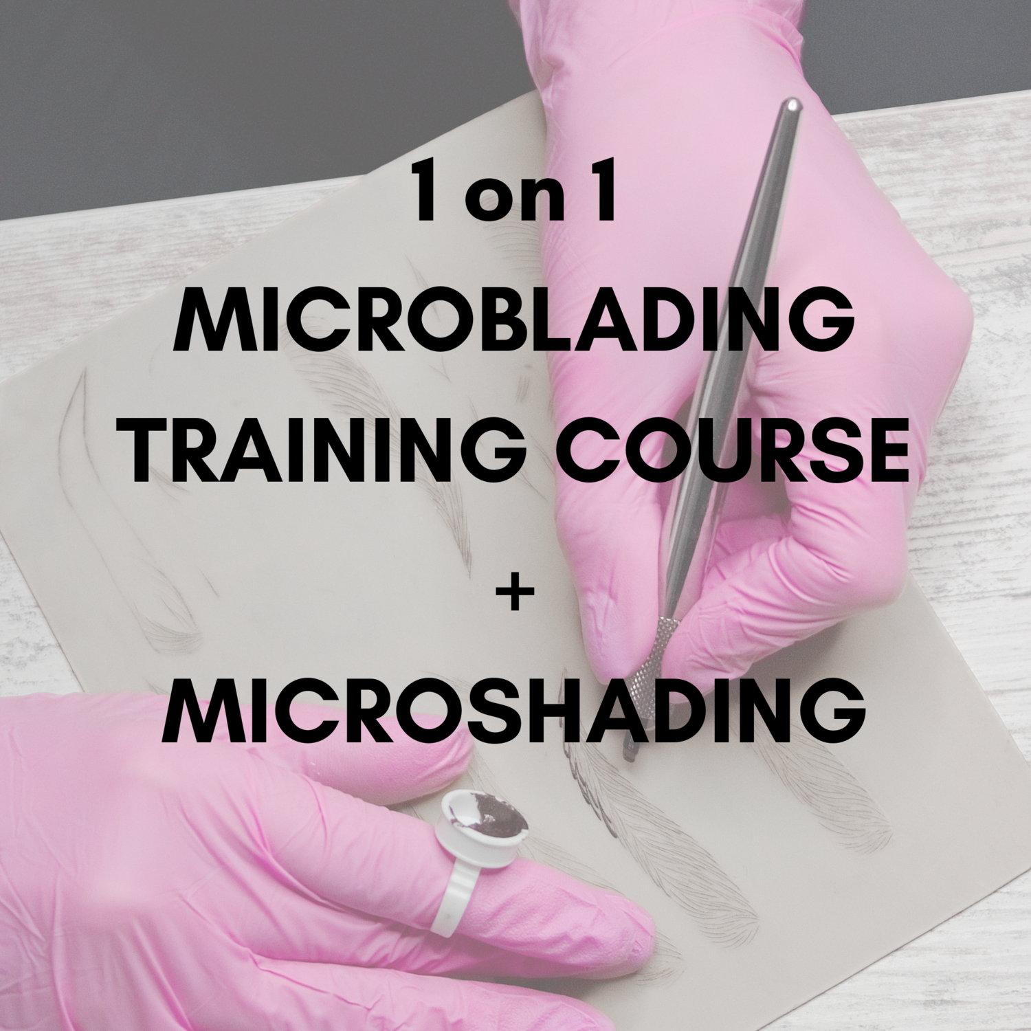 1 ON 1 MICROBLADING TRAINING COURSE + MICROSHADING