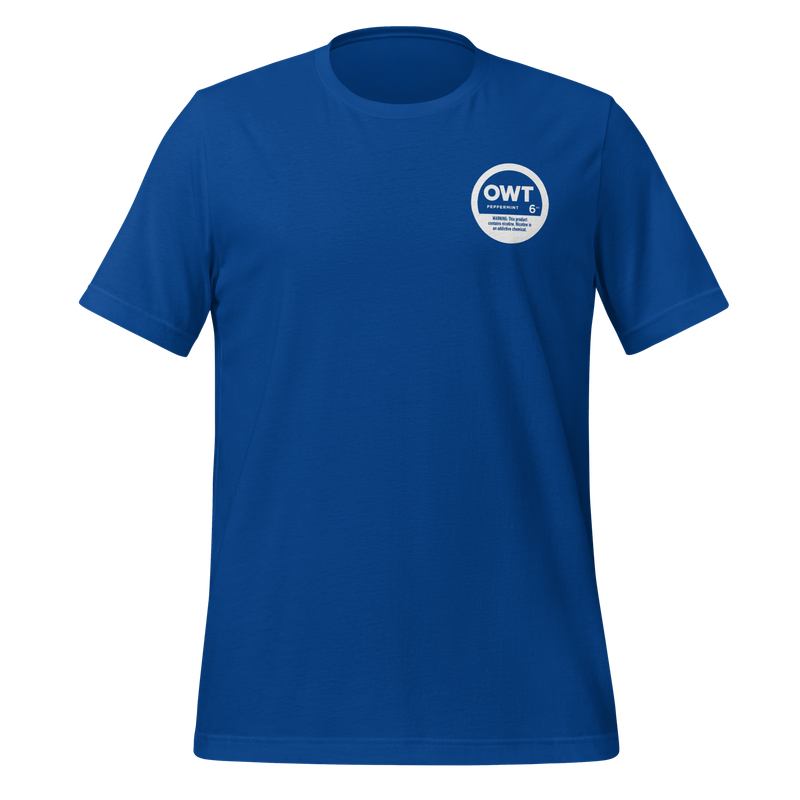 Non-Descript Nicotine Pouch Brand Logo Tee
