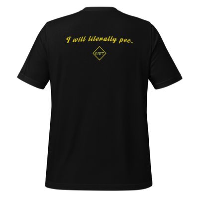 I will pee. (This is a threat.)
