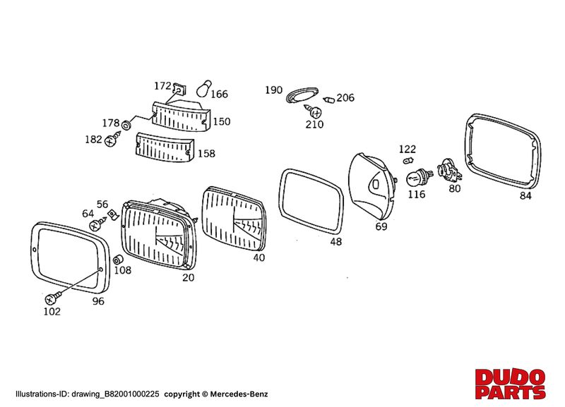 #206 Lightbulb 12V or 24V for turnsignal type A