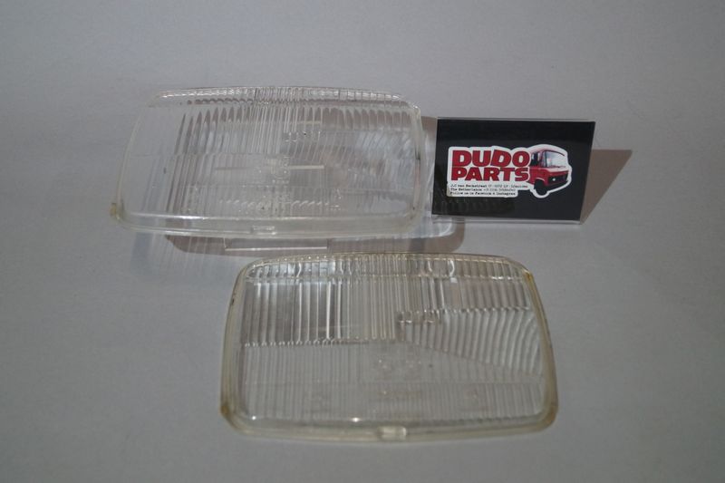 #040 Lens / lampglass for Duplo headlight, LEFT &amp; RIGHT Bosch SET
