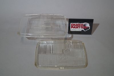 #040 Lens / lampglass for Duplo headlight, LEFT &amp; RIGHT Bosch SET