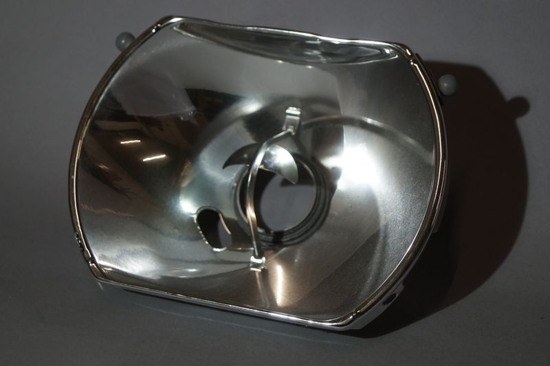 #072 Mirror / Reflector for plastic Headlight Lampunit, Duplo, Bosch