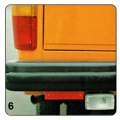 Lighting at the rear of the vehicle