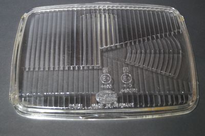 #044 Lichtscheibe für Metall-Scheinwerferlampeneinheit links, H4, Hella