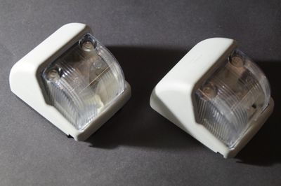 #080 2x Hella Top-Light Klar retro SET