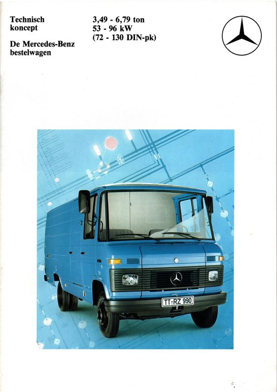 Sales Brochure 'Mercedes-Benz Technisch Koncept' (Dutch)