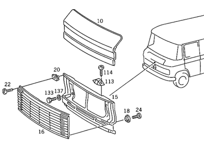 Bolt / Screw for plastic grill, second generation