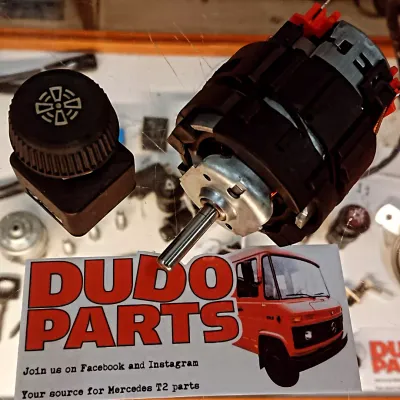 Dashboard Verwarmingsventilator motor en schakelaar SET