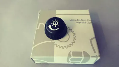 Knop voor dashboard dimmer schakelaar