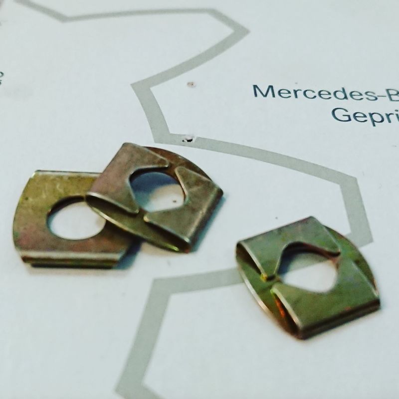 Clip for heater controlpanel