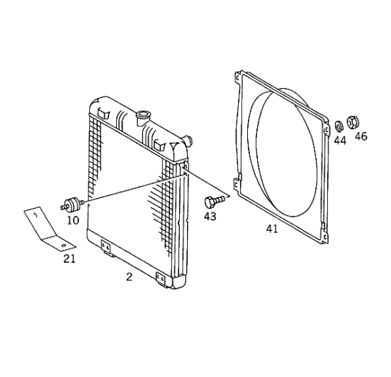 Refroidisseur de radiateur Behr (type plus petit)