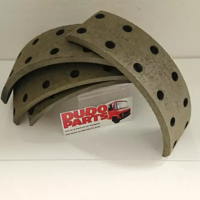 Brake pads / brakeliners for brakesshoes, standard size 10mm x 70mm