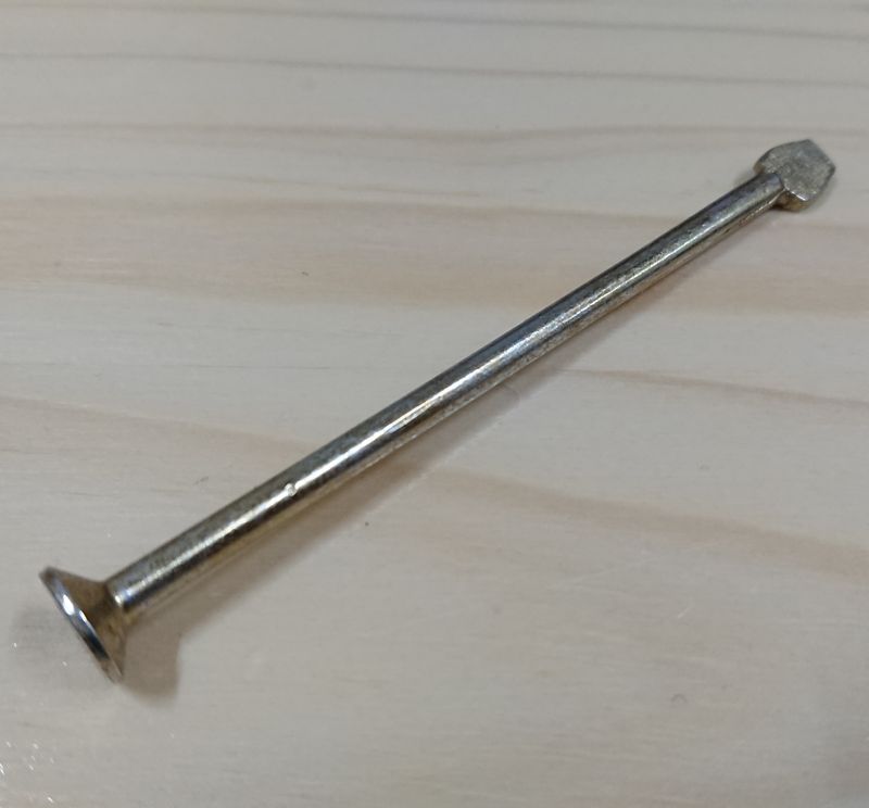 #001 Rod / Nail for BrakeShoe attachment Spring 'LARGE'