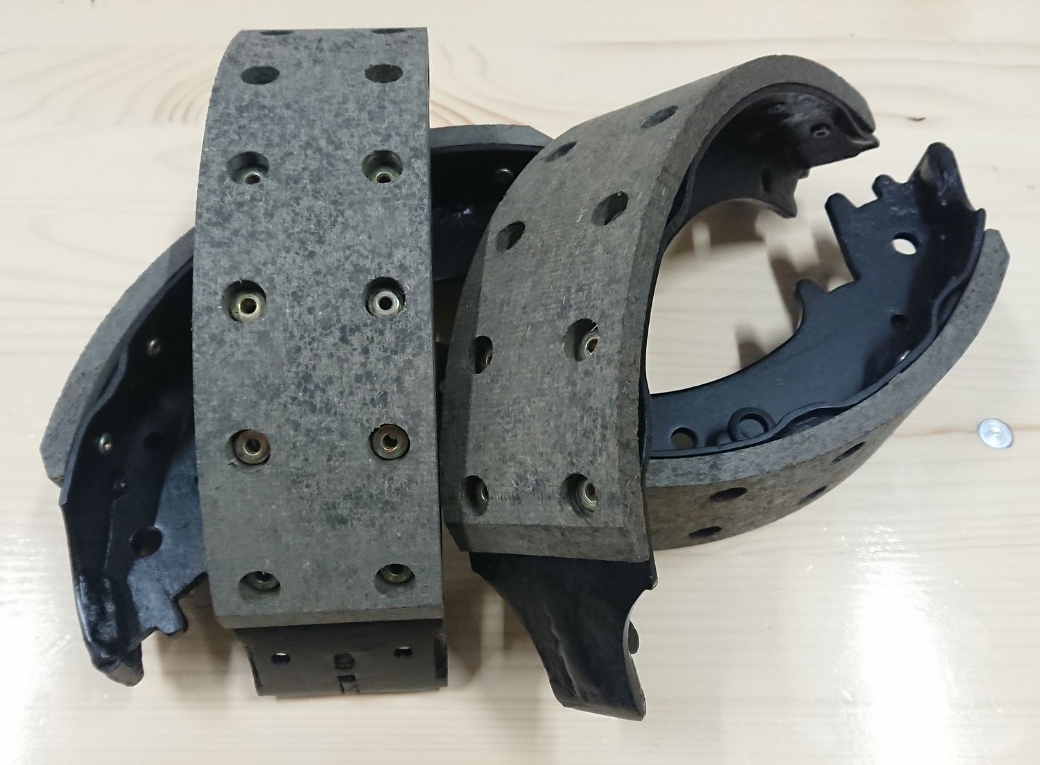 Remschoenen. Gereviseerd, standaardmaat 10 mm x 70 mm, SET