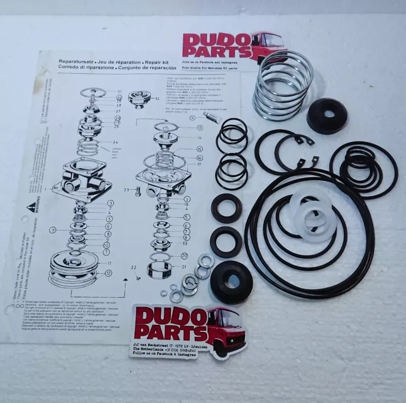 #209 Foot Brake Valve Repair kit for larger type Wabco air assist brake system