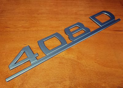 Mercedes 408D Type Designation Emblem