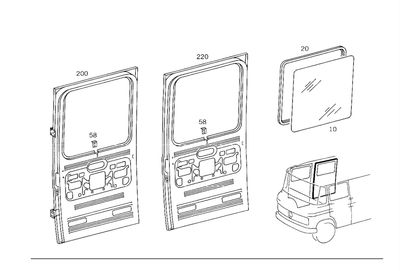Window Glass for sidedoor and reardoor  HIGH