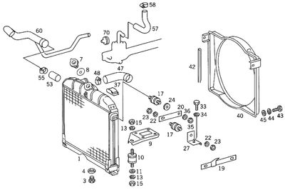 Radiator cooling Fan cover / tunnel