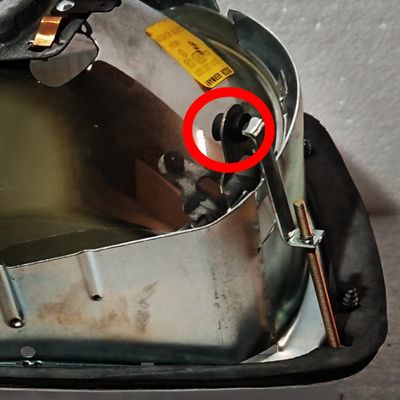 #026 Rubber connector for Headlight adjustment Clips