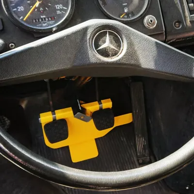 Pedaalslot geschikt voor voertuigen voorzien van handgeschakelde versnellingsbak