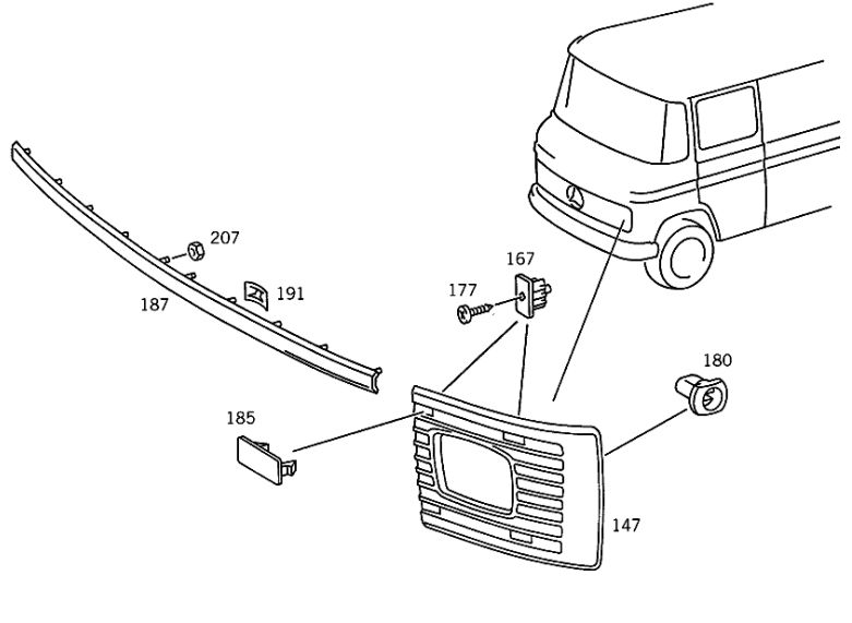 Screw for Plastic Headlight Bezel