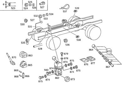 Hand brake valve 613D