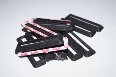 #027 Door hinge seal / hinge rubber SMALL, 7cm high, 14-pcs SET