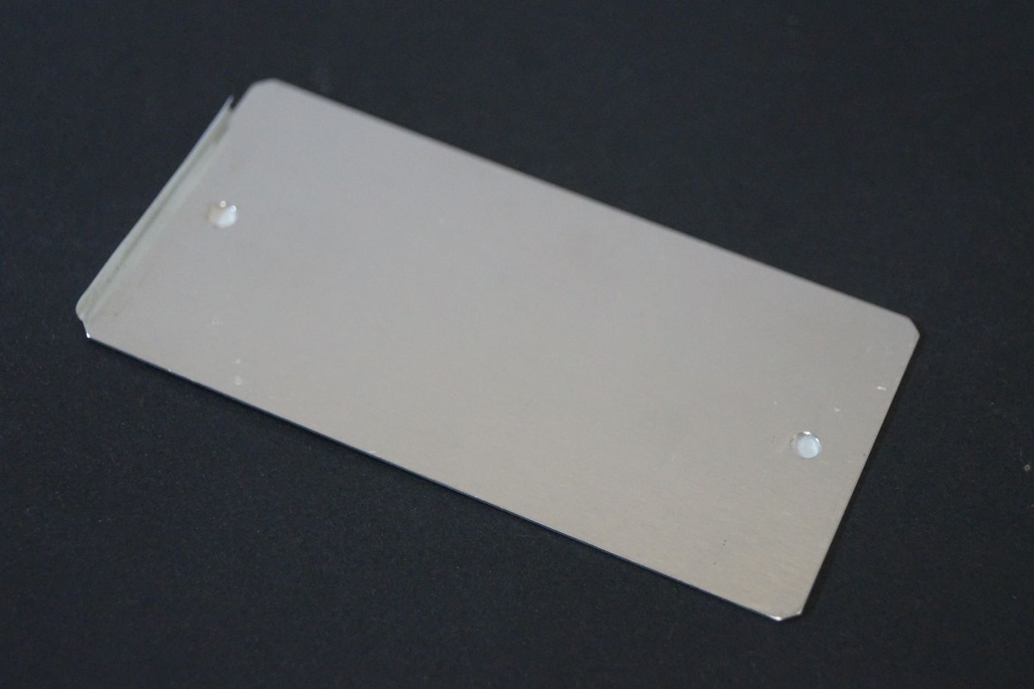 #027 Original Identification Plate