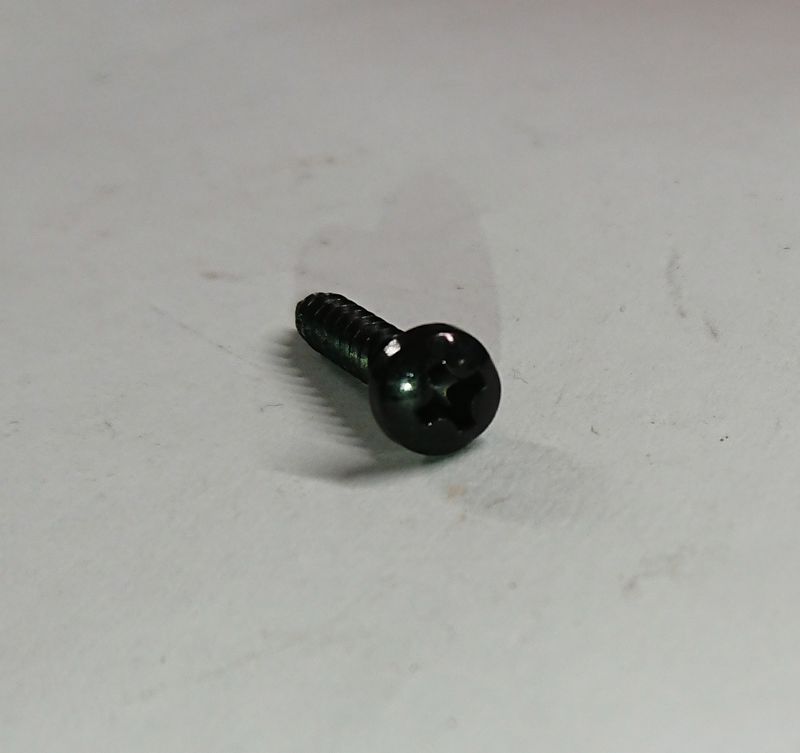 #592 Screw for license plate light above license plate