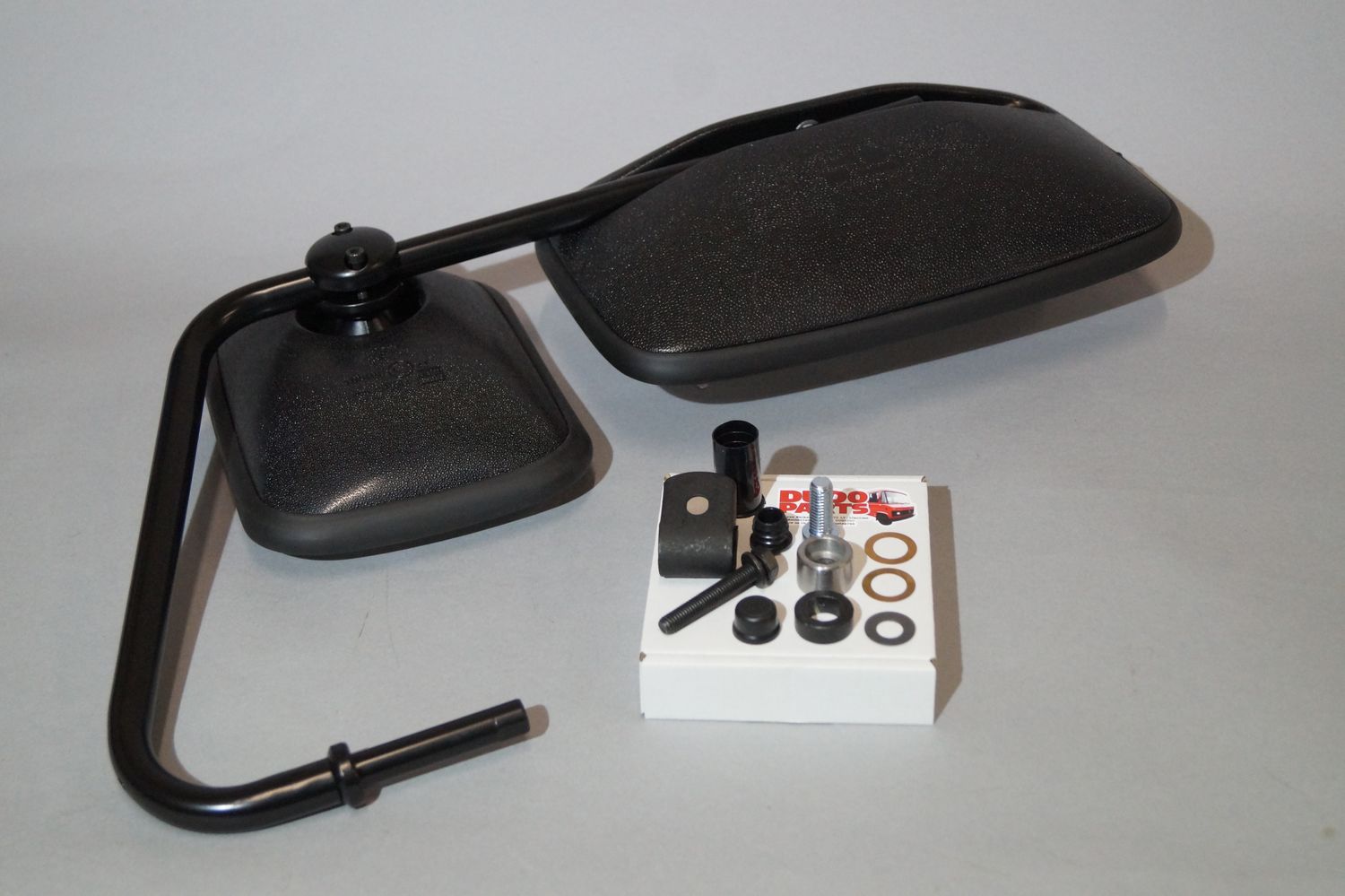 #085 WIDE Holder &amp; rearview Mirror &amp; Blindspot Mirror SET